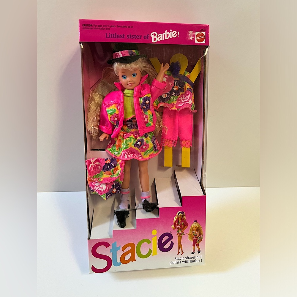 1991 Stacie Doll Littlest Sister of Barbie Mattel 4240 NRFB